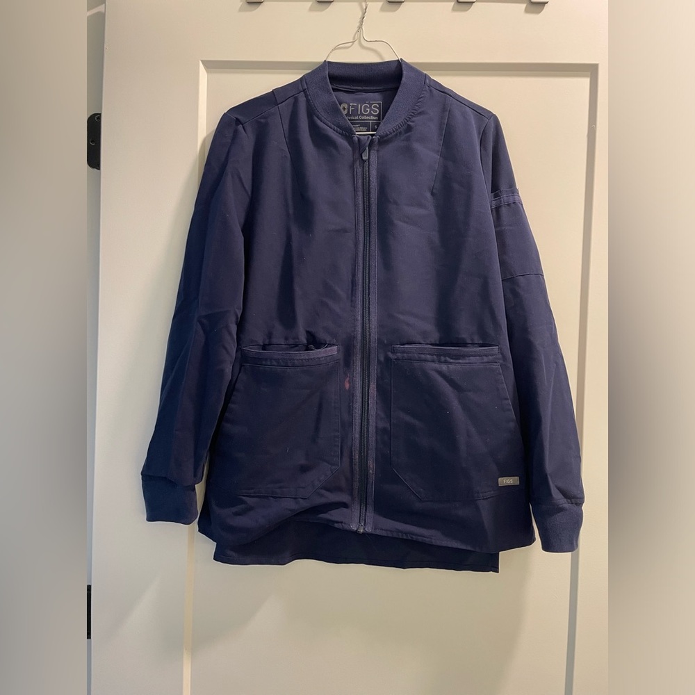 Figs Women Navy Bellery Jacket S